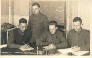 USA GEN. HOSPITAL SCHOOL BOYS FORT SNELLING MN ANTIQUE REAL PHOTO POSTCARD RPPC