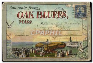 Postcard Souvenir From Old Oak Bluffs Mass