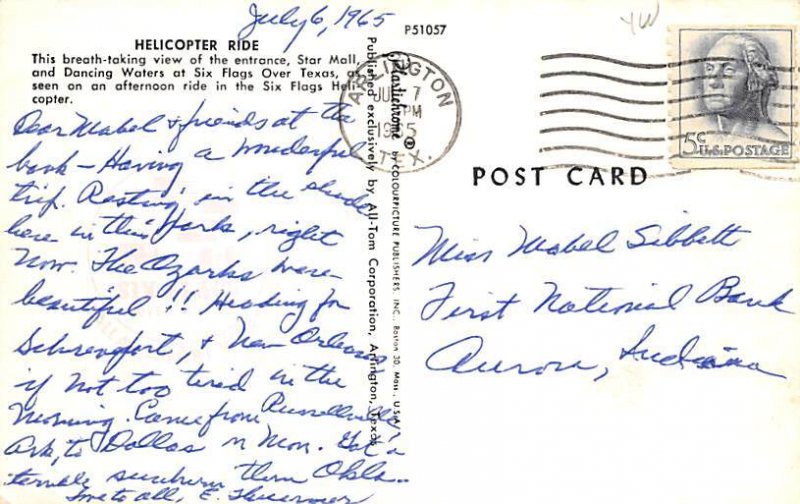 Six Flags Over Texas Helicopter Ride - Misc, Texas TX