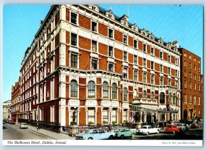 Dublin Ireland Postcard The Shelbourne Hotel Entrance c1950's Unposted