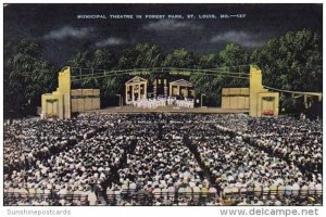 Municipal Theatre In Forest Park Saint Louis Missouri 1943