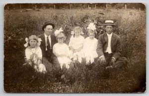 WV RPPC Father Daughter Photo Evelyn Gladwell Family Hill Rinehart Postcard A44