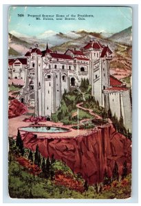 C. 1910 Proposed Summer Home Of The Presidents Mt. Falcon Colo. Postcard P222E