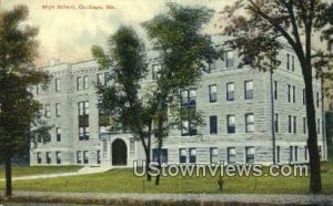 High School, Carthage - Missouri MO Postcard