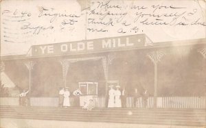 Buffalo New York Ye Olde Mill Ticket Booth Entrance Real Photo PC AA109222