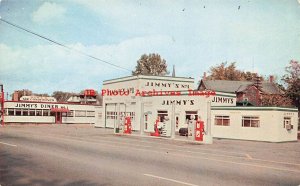 ME, Auburn, Maine, Jimmy's Gas Station, Jimmy's Diner, Colourpicture No P9104