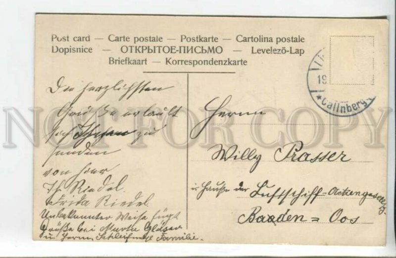 439595 Liechtenstein Callnberg Zwickauerstrasse Vintage postcard