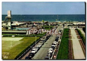 Modern Postcard Deauville Beach Fleurie The Diving Olympic pool