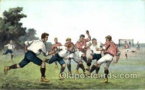 Soccer Postcard Post Card Old Vintage Antique  