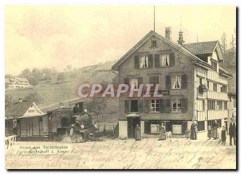 Modern Postcard Eine Dampflok der Ast Appenzeller Strassenbahn