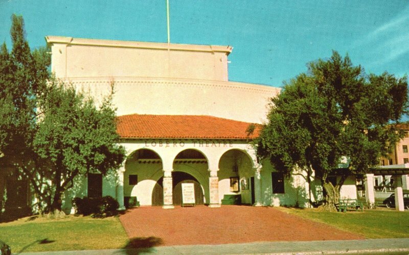 Vintage Postcard 1961 View of The Lobero Theatre Santa Barbara California CA