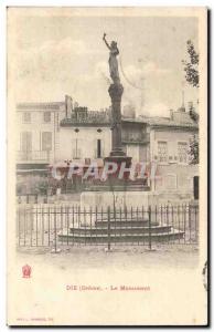 Die Old Postcard Monument