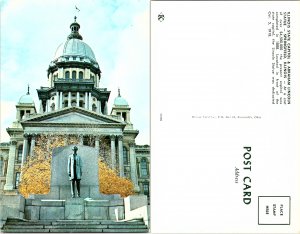 Illinois State Capitol & Abraham Lincoln Statue, Springfield, Ilinois