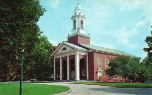 Vintage Postcard Wabash College Yandes Hall Liberal Arts Crawfordsville Indiana