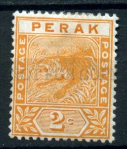 509613 Malaysia state 1895 year Perak Tiger stamp