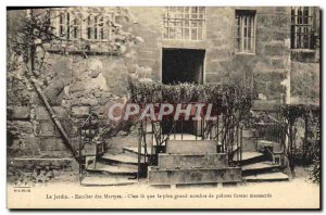 Old Postcard Paris Staircase martyrs