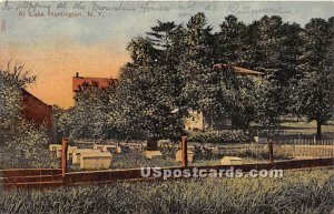 Farm Scene - Lake Huntington, New York NY Postcard