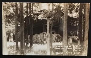 Limberlost Cabin Home of Gene Stratton Porter Rome City Ind Real Photo PC