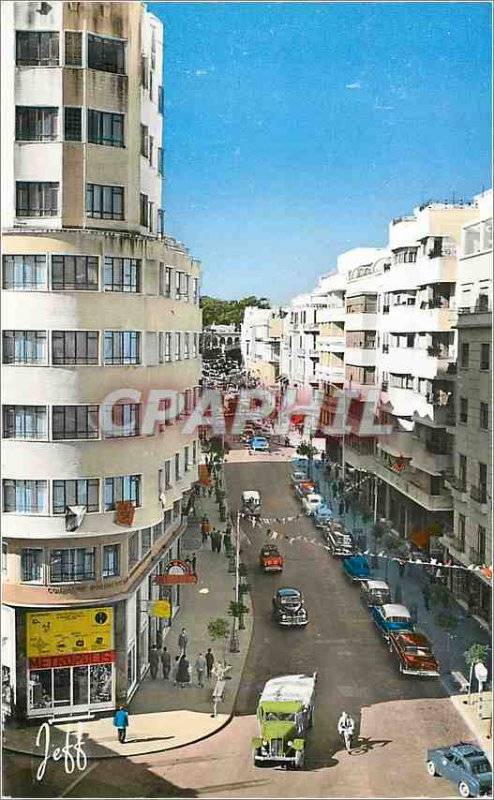 Modern Postcard Tanger Boulevard pastor Metropolis