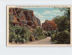 Postcard Picturesque Ten Sleep Canyon, Highway No. 16, In Wyoming