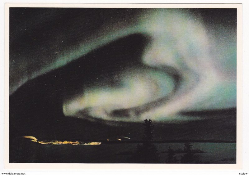 NWT , Canada , 1950-70s ; Aurora Borealis