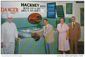 New Jersey Atlantic City Hackney's Restaurant Lobster Pool