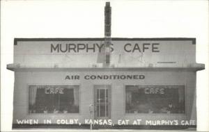 Colby KS Murphys Caf‚ Postcard