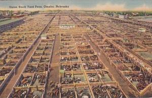 Union Stock Yard Pens Omaha Nebraska 1941