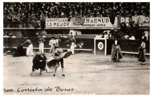 Bullfighter Matador with Cape Bullfighting Mexico Corrida de Toros RPPC