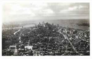 RPPC South View from the Empire State Building New York New York