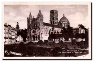 Angouleme Old Postcard General view of the cathedral