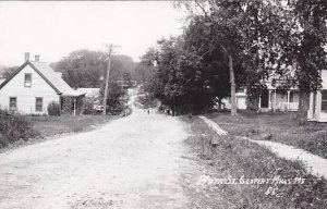 Maine Coopers Mills Main Street Real Photo RPPC