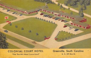 Colonial court hotel Southmost luxurious Greenville, SC