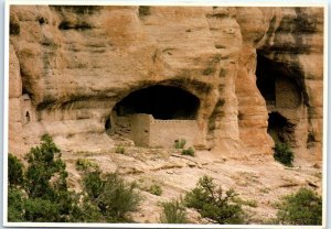 Postcard - Caves 3, 4 And 5 Of The Gila Cliff Dwellings - Mimbres, New Mexico