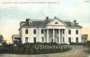 Mrs. Stuyvesant Fish's Residence - Newport, Rhode Island RI  
