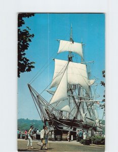 Postcard The Charles W. Morgan Whaleship New Bedford Massachusetts USA