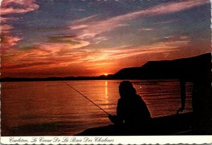 Canada Quebec Gaspe Carleton Fishing Scene