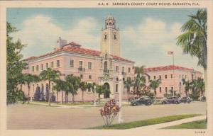 Florida Sarasota County Court House Curteich