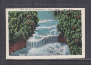 MICHIGAN, St. IGNACE, TAHQUAMENON FALLS, c1950 ppc., unused.