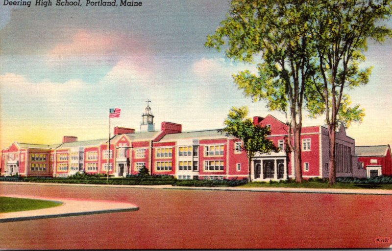 Maine Portland Deering High School