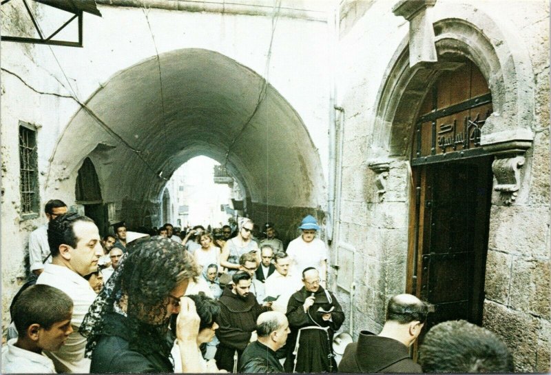 postcard Jerusalem - The Sixth Station - Via Dolorosa