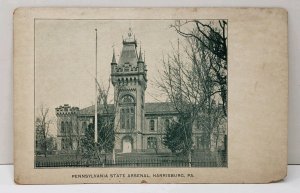 Pennsylvania, State Arsenal Harrisburg Pa c1906 UDB Postcard A2