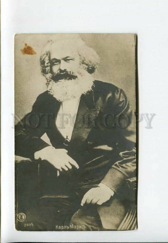 3175709 Karl MARX German POLITICIAN figure Vintage Photo PC 