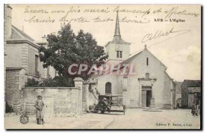 Lux Old Postcard L & # 39eglise