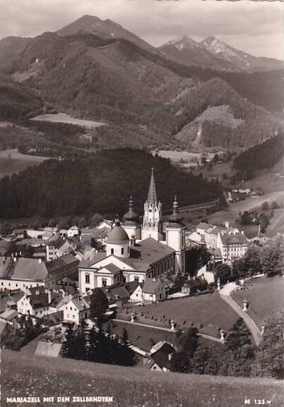 Austria Mariazell mit den Zellerhuetten Real Photo