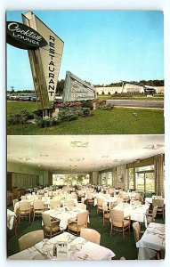 SARATOGA SPRINGS, NY New York ~ COUNTRY GENTLEMAN RESTAURANT 1963  Postcard