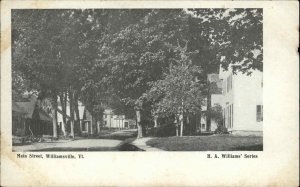 Williamsville Vermont VT Main St. 1900s-10s Postcard