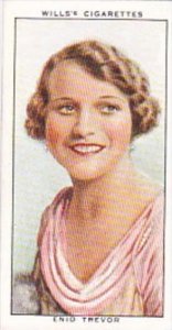 Wills Cigarette Card Radio Celebrities No 25 Enid Trevor