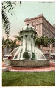 California San Diego Wilde Electric Fountain, U S Grant Hotel