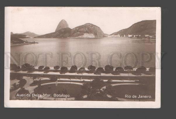 090338 BRAZIL Rio de Janeiro Avenida Beira-Mar Botafogo Old PC